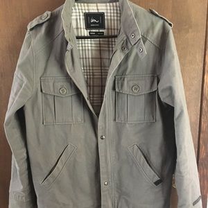 ImperialMotion Mens M Duck Cloth Roadster Zip sleeves w/full zip and snap front